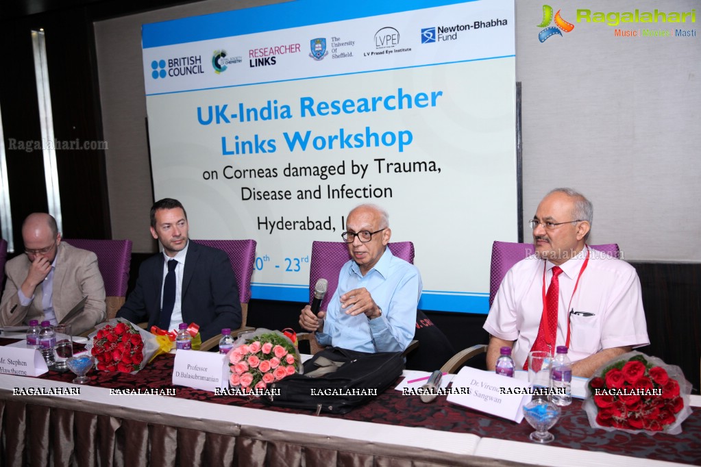 UK - India Researcher Links Workshop Inauguration by The University of Sheffield, UK & L V Prasad Eye Institute