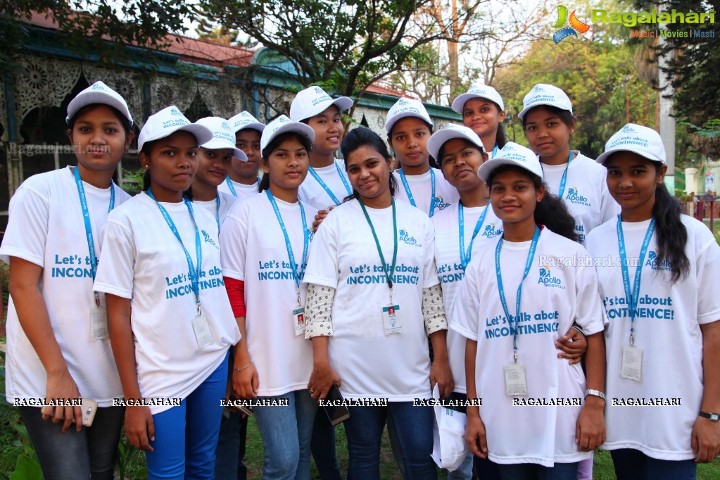 Urinary Incontinence Awareness Walk by Apollo Hospitals at Public Gardens, Nampally