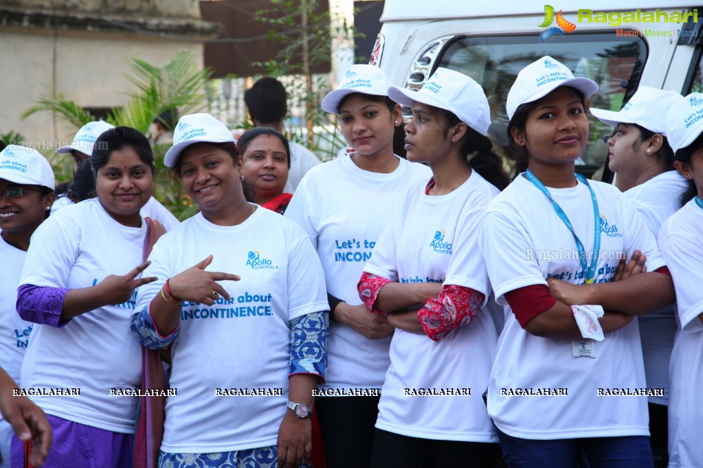 Urinary Incontinence Awareness Walk by Apollo Hospitals at Public Gardens, Nampally