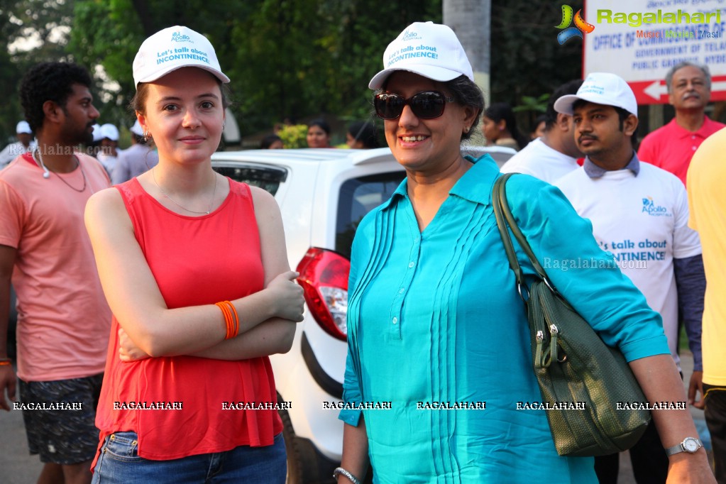 Urinary Incontinence Awareness Walk by Apollo Hospitals at Public Gardens, Nampally