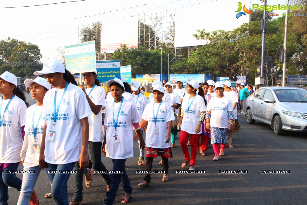 Urinary Incontinence Awareness Walk by Apollo Hospitals at Public Gardens, Nampally