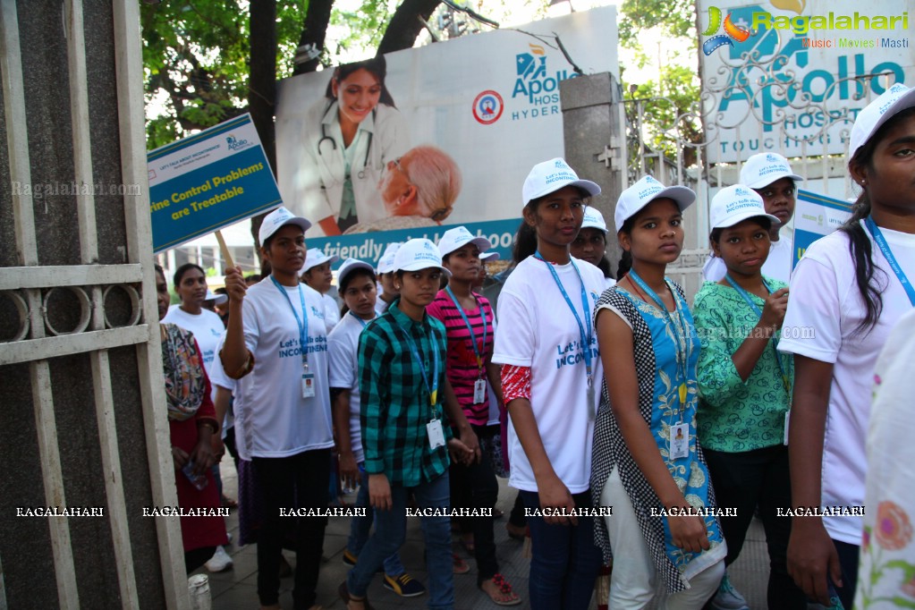 Urinary Incontinence Awareness Walk by Apollo Hospitals at Public Gardens, Nampally