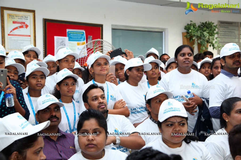 Urinary Incontinence Awareness Walk by Apollo Hospitals at Public Gardens, Nampally