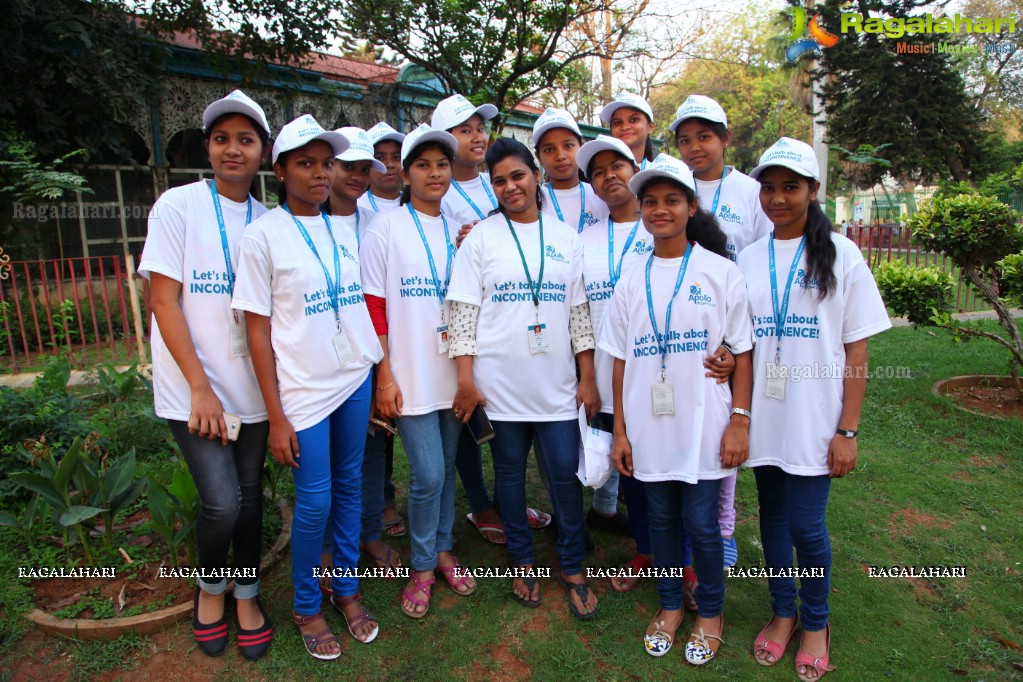 Urinary Incontinence Awareness Walk by Apollo Hospitals at Public Gardens, Nampally