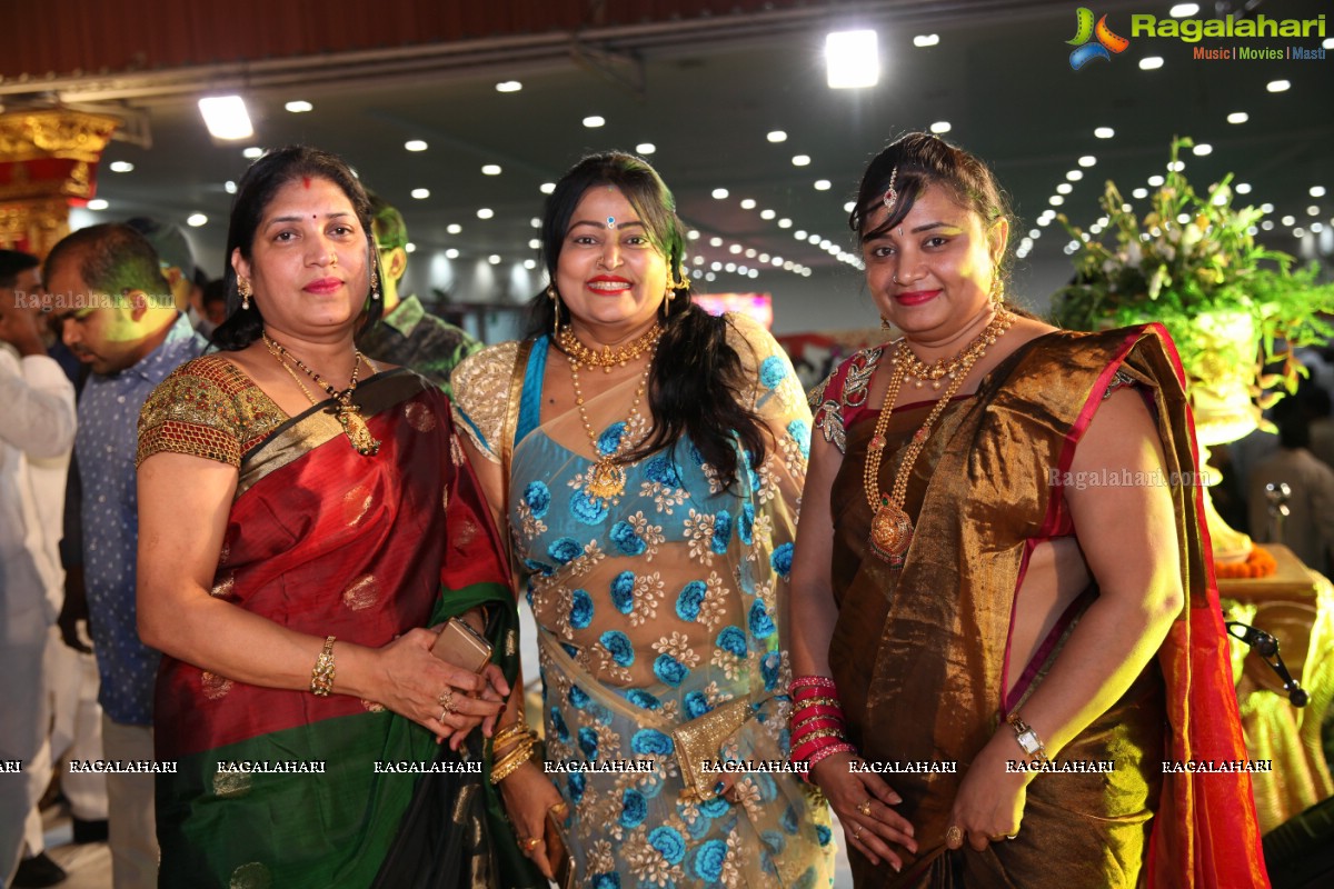 Vanaja Weds Mahendar Yadav at Image Gardens, Madhapur, Hyderabad