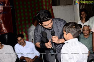 Kalyan Ram & MLA team visit Keshava Trust Orphanage