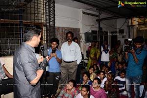 Kalyan Ram & MLA team visit Keshava Trust Orphanage