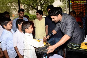 Kalyan Ram & MLA team visit Keshava Trust Orphanage