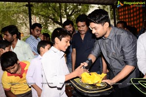 Kalyan Ram & MLA team visit Keshava Trust Orphanage