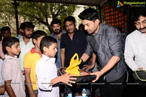 Kalyan Ram & MLA team visit Keshava Trust Orphanage