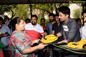 Kalyan Ram & MLA team visit Keshava Trust Orphanage