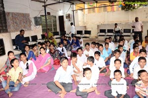 Kalyan Ram & MLA team visit Keshava Trust Orphanage
