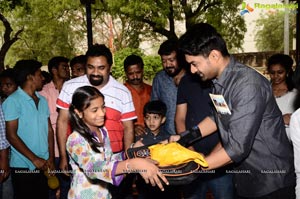 Kalyan Ram & MLA team visit Keshava Trust Orphanage