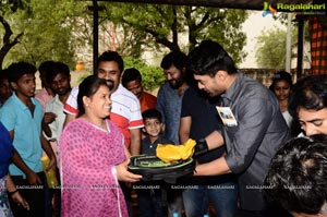 Kalyan Ram & MLA team visit Keshava Trust Orphanage