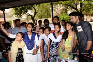 Kalyan Ram & MLA team visit Keshava Trust Orphanage