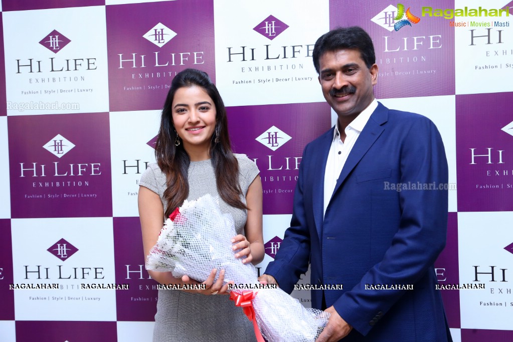 Rukshar Dhillon, Priyanka Kumari and Apeksha Porwal launches Hi Life Luxury Fashion Exhibition at HICC Novotel, Hyderabad