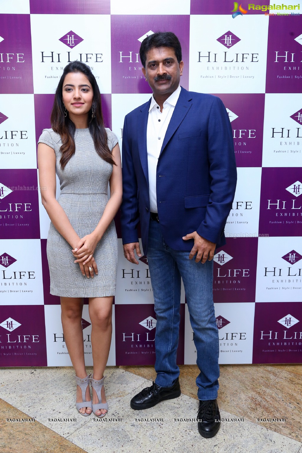 Rukshar Dhillon, Priyanka Kumari and Apeksha Porwal launches Hi Life Luxury Fashion Exhibition at HICC Novotel, Hyderabad