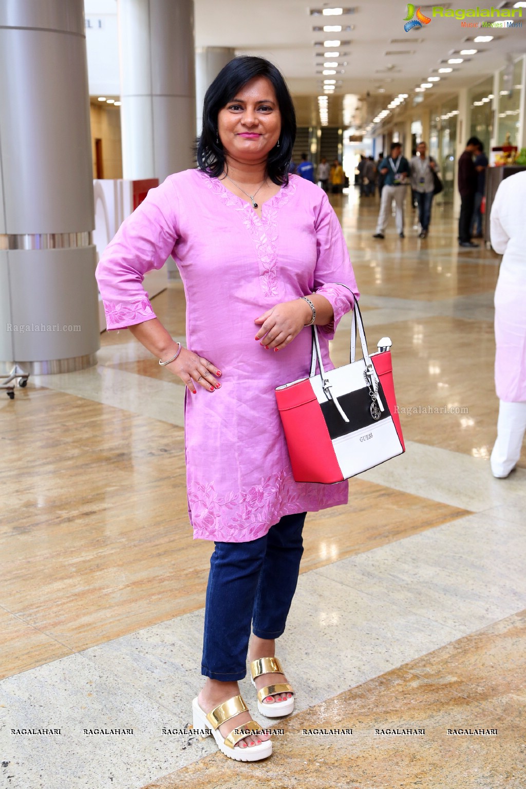 Rukshar Dhillon, Priyanka Kumari and Apeksha Porwal launches Hi Life Luxury Fashion Exhibition at HICC Novotel, Hyderabad