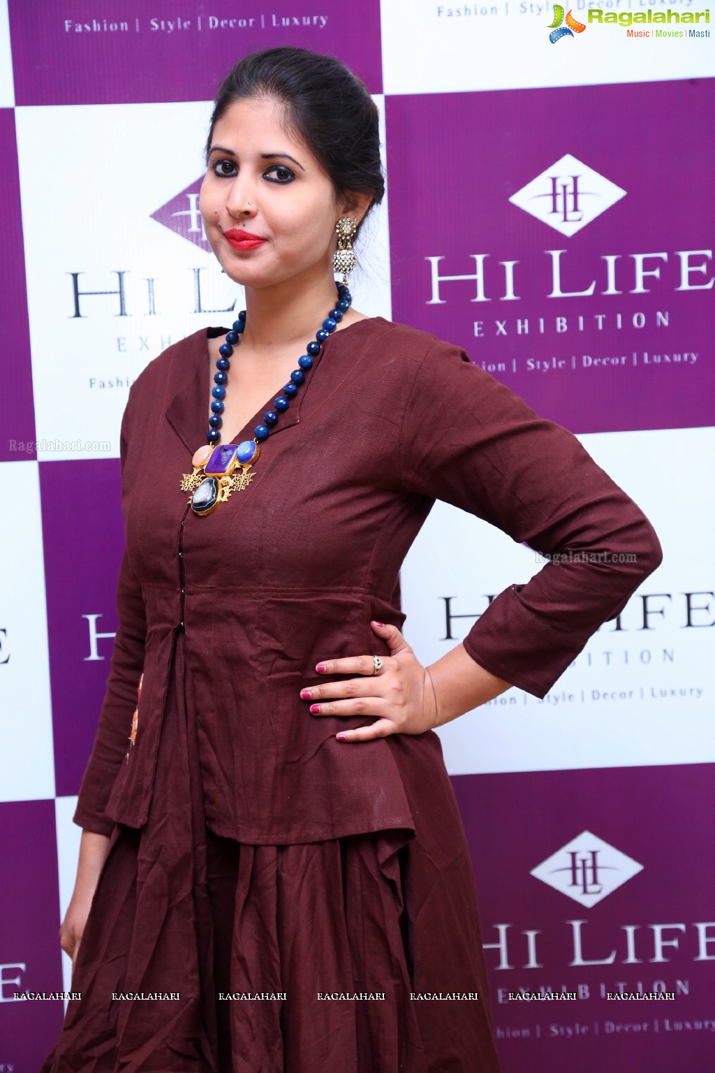Rukshar Dhillon, Priyanka Kumari and Apeksha Porwal launches Hi Life Luxury Fashion Exhibition at HICC Novotel, Hyderabad