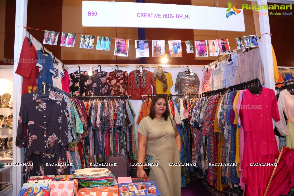 Rukshar Dhillon, Priyanka Kumari and Apeksha Porwal launches Hi Life Luxury Fashion Exhibition at HICC Novotel, Hyderabad