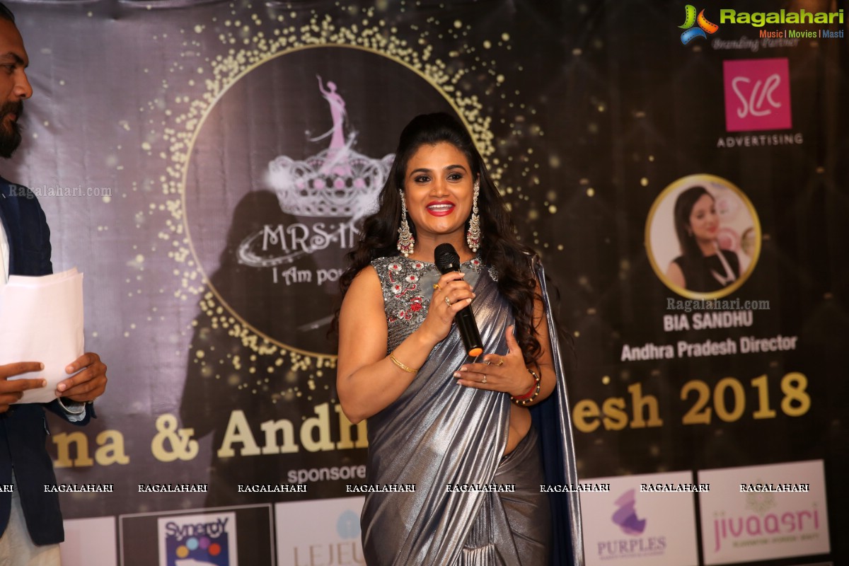 Mrs Telangana and Mrs Andhra Pradesh I am Powerful 2018 at Daspalla Hotel