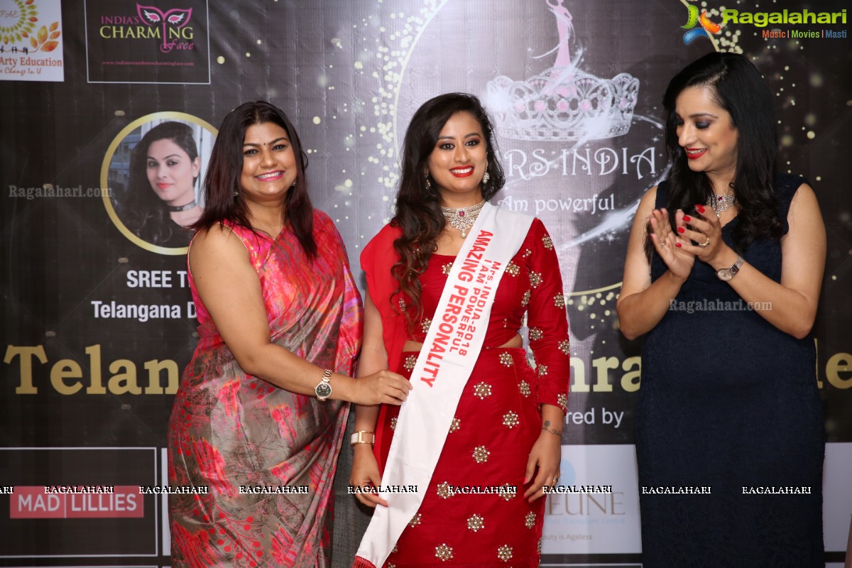 Mrs Telangana and Mrs Andhra Pradesh I am Powerful 2018 at Daspalla Hotel