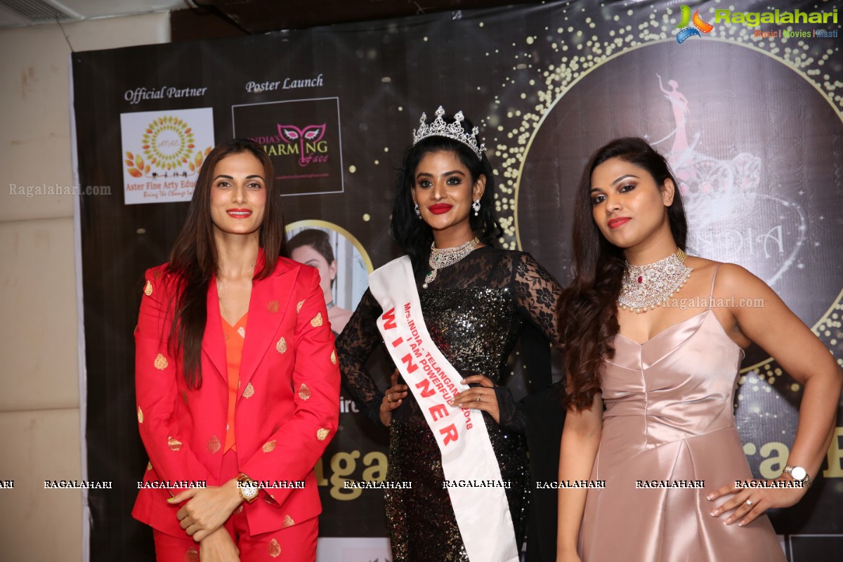 Mrs Telangana and Mrs Andhra Pradesh I am Powerful 2018 at Daspalla Hotel