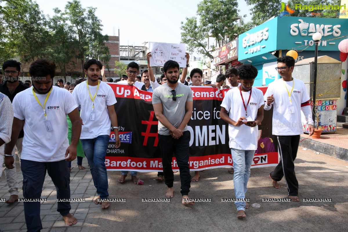 Barefoot March - Justice For Asifa at Necklace Road