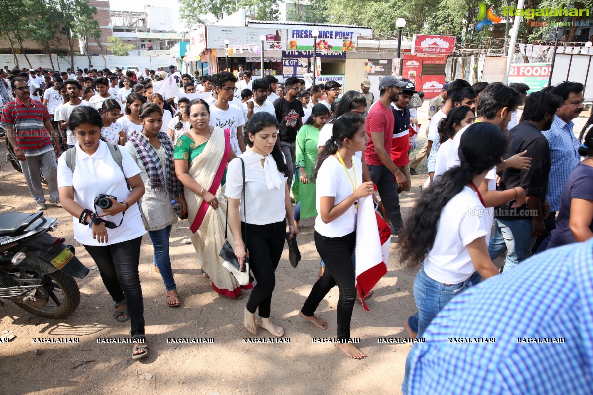Barefoot March - Justice For Asifa at Necklace Road