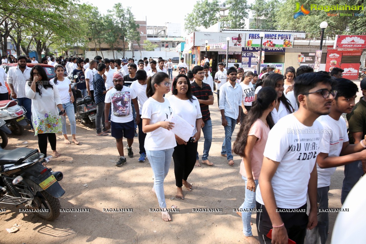Barefoot March - Justice For Asifa at Necklace Road