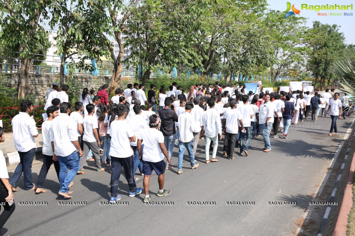 Barefoot March - Justice For Asifa at Necklace Road