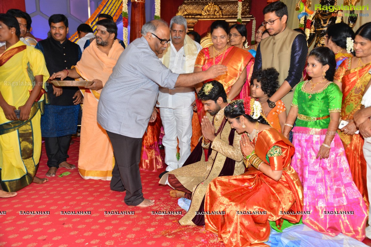 Boyapati Srinu Niece Tejaswini Weds Midhun Sarath