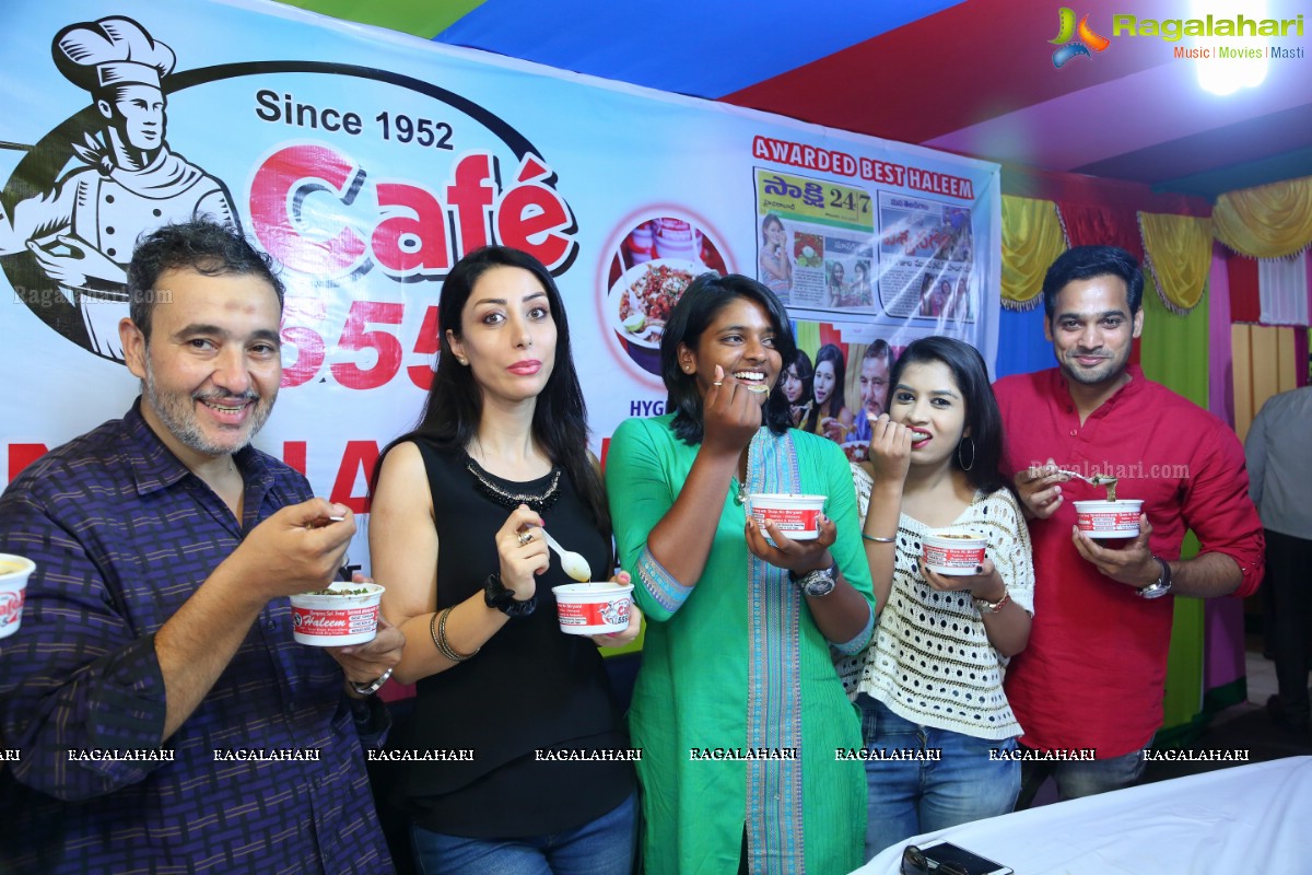 Season's 1st Haleem Launch at Cafe 555, Masab Tank, Hyderabad