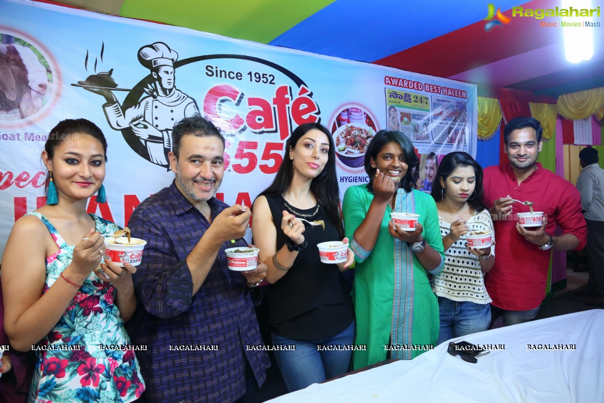Season's 1st Haleem Launch at Cafe 555, Masab Tank, Hyderabad