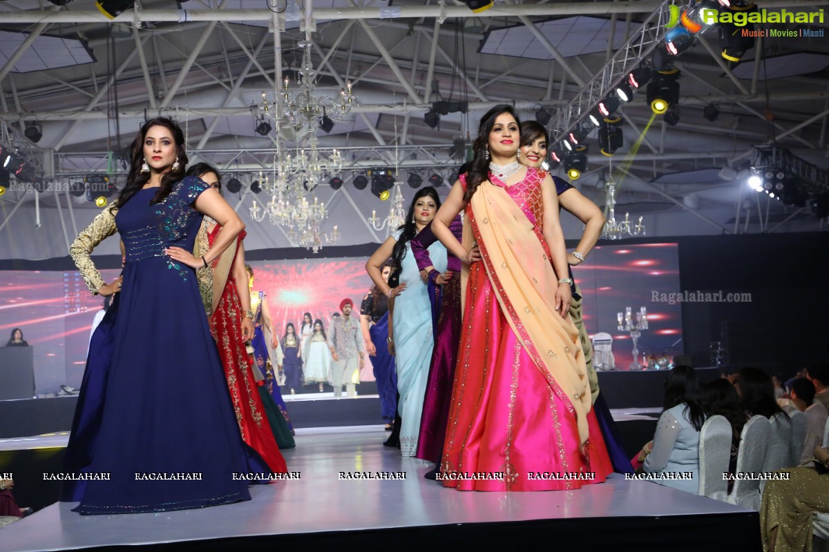 Annual Fundraiser 'Fashion Ramp Walk' by Rotary Club of Hyderbad Deccan at N Convention, Hyderabad