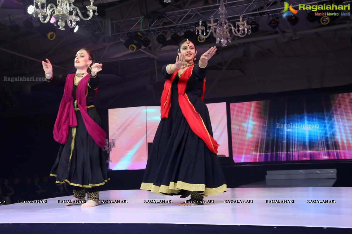 Annual Fundraiser 'Fashion Ramp Walk' by Rotary Club of Hyderbad Deccan at N Convention, Hyderabad