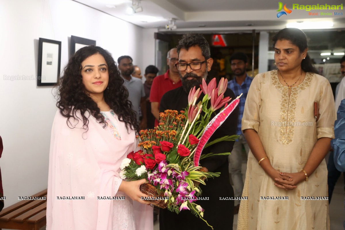 Nithya Menen launches Gaze - Solo Show by Gnana Shekar VS at Icon Art Gallery