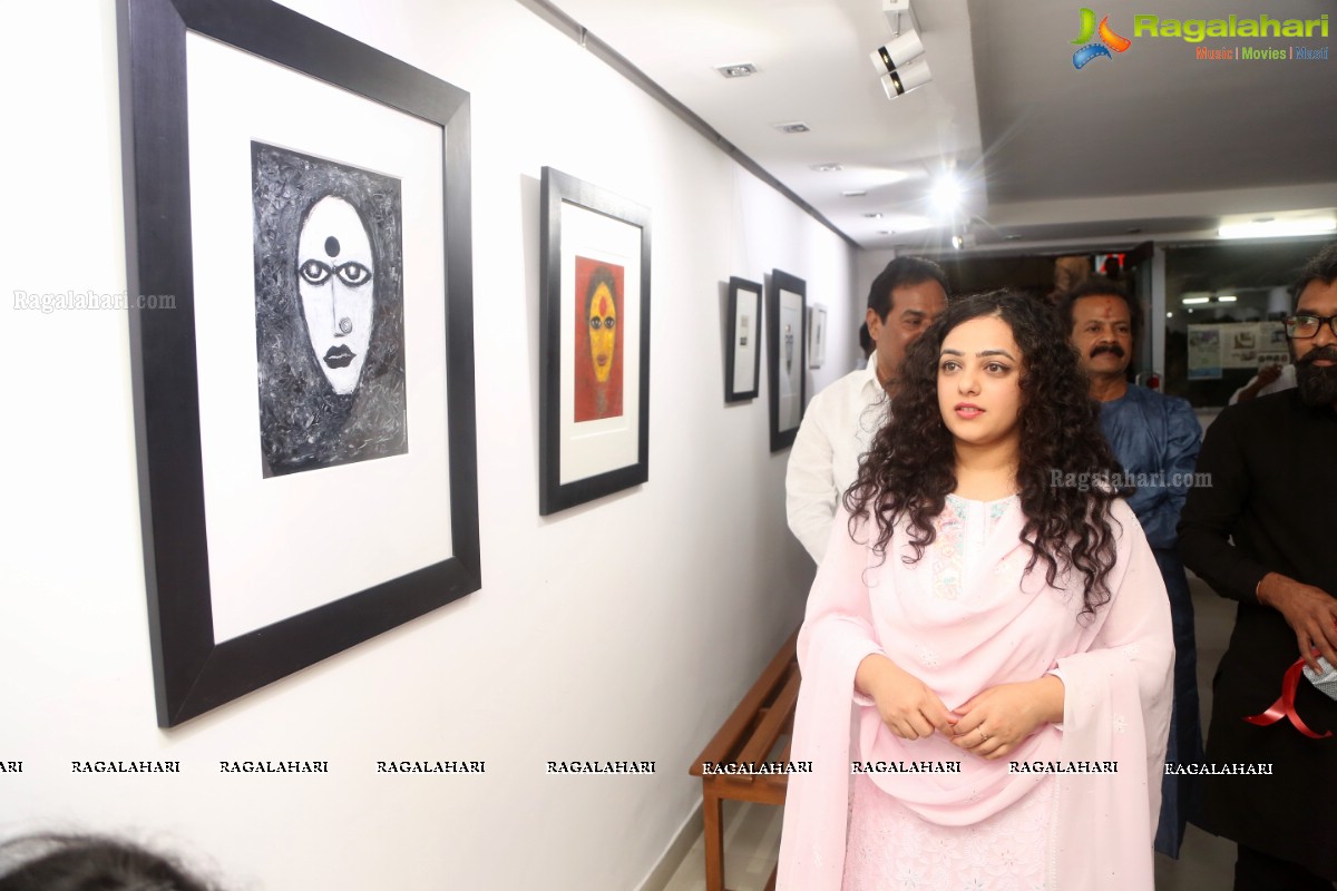 Nithya Menen launches Gaze - Solo Show by Gnana Shekar VS at Icon Art Gallery