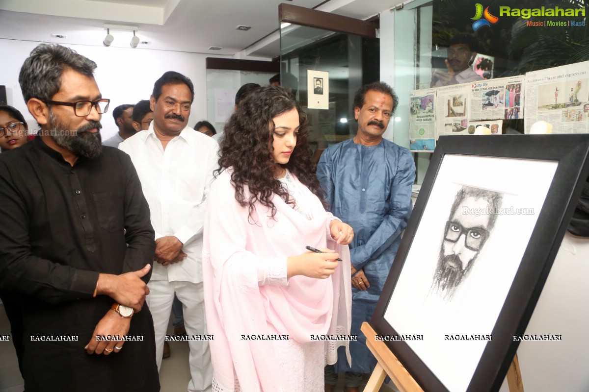 Nithya Menen launches Gaze - Solo Show by Gnana Shekar VS at Icon Art Gallery