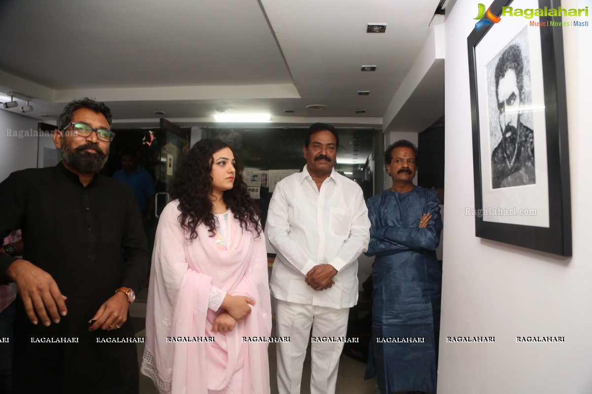 Nithya Menen launches Gaze - Solo Show by Gnana Shekar VS at Icon Art Gallery