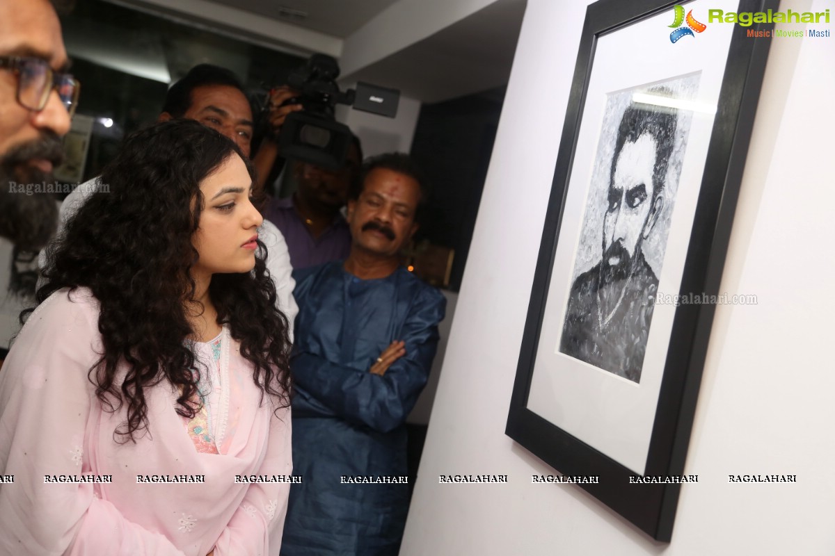 Nithya Menen launches Gaze - Solo Show by Gnana Shekar VS at Icon Art Gallery