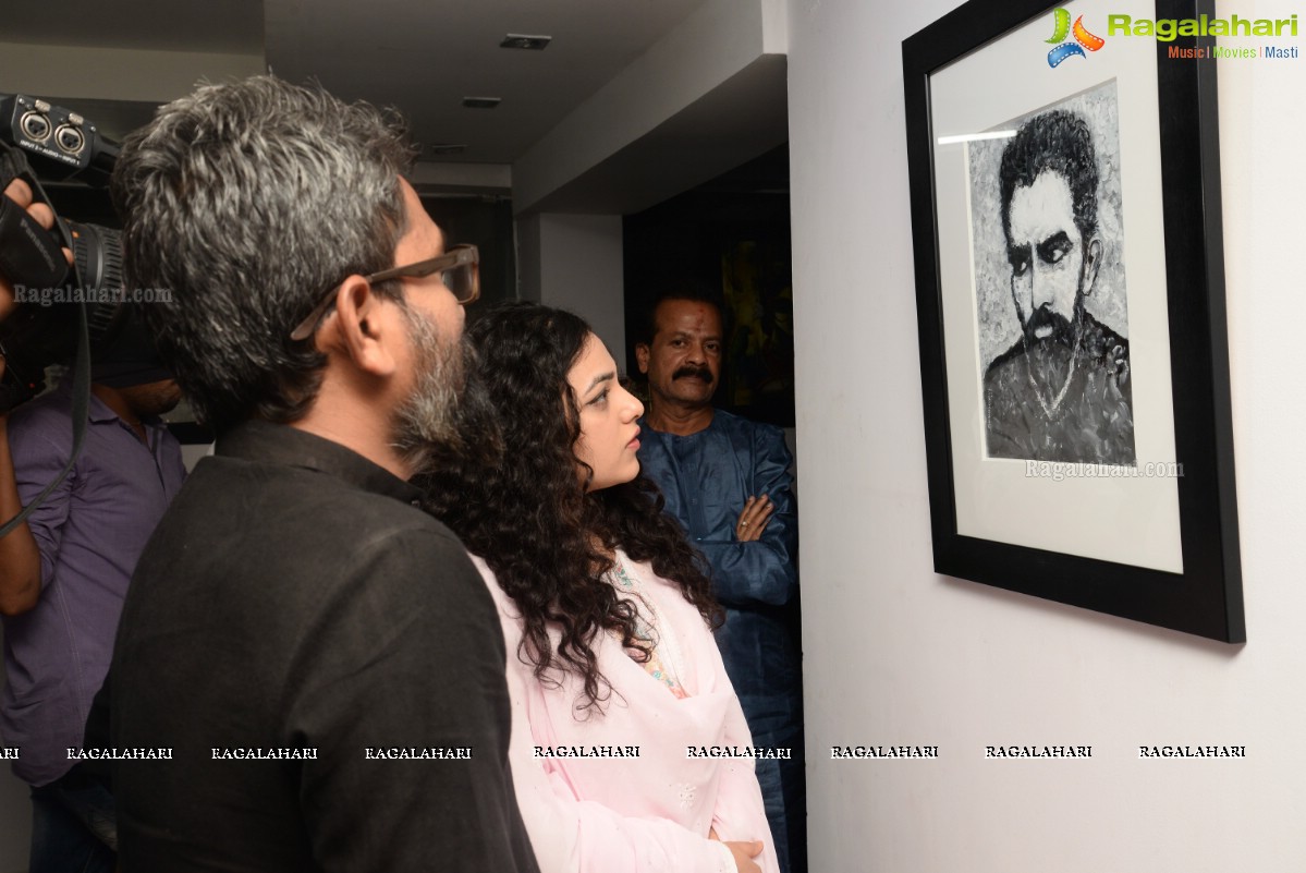 Nithya Menen launches Gaze - Solo Show by Gnana Shekar VS at Icon Art Gallery