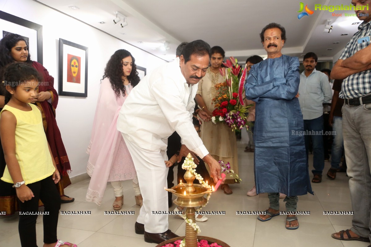 Nithya Menen launches Gaze - Solo Show by Gnana Shekar VS at Icon Art Gallery