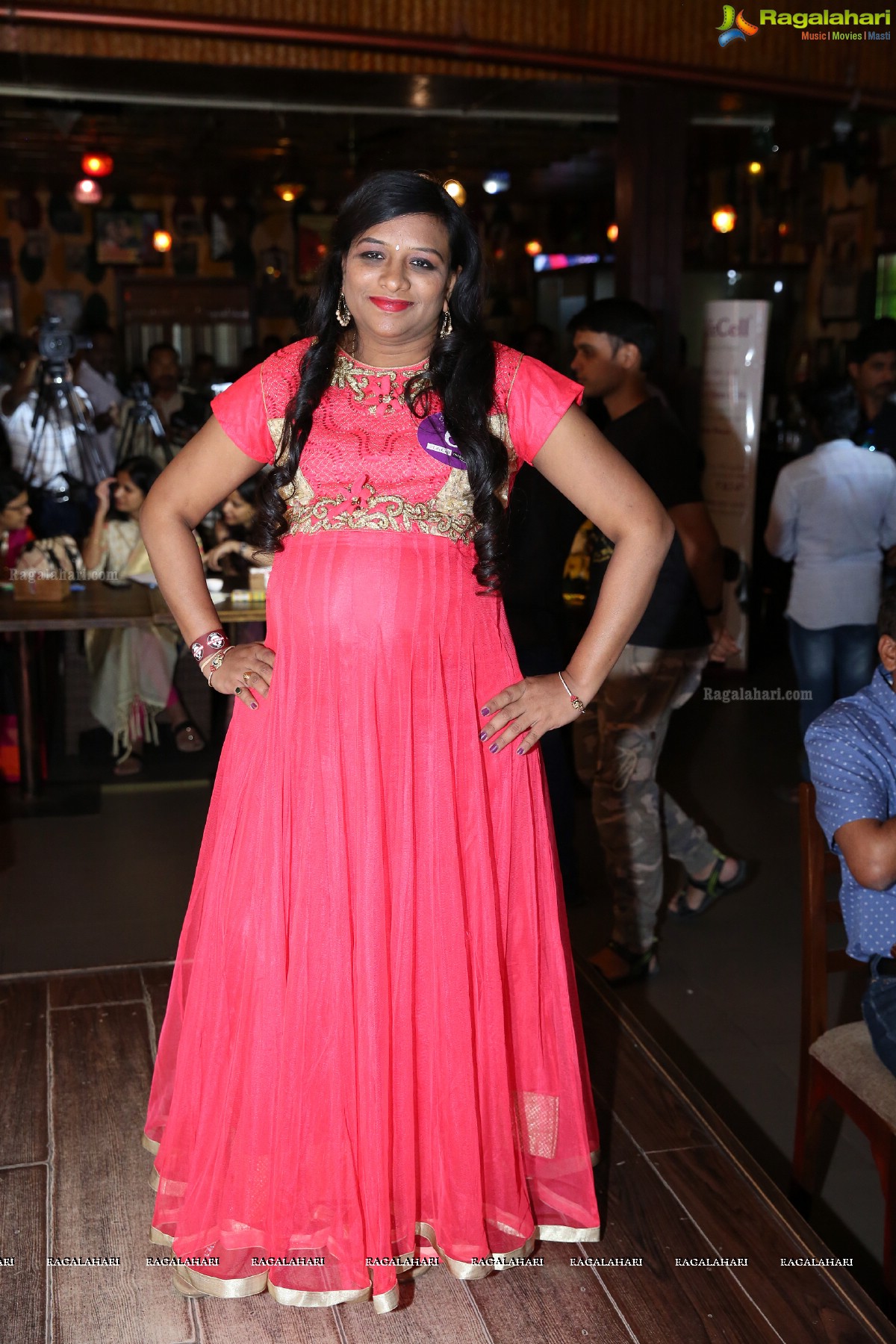 Pregnant Women Ramp Walk and Fashion Show by KIMS Cuddles at Heart Cup Cafe