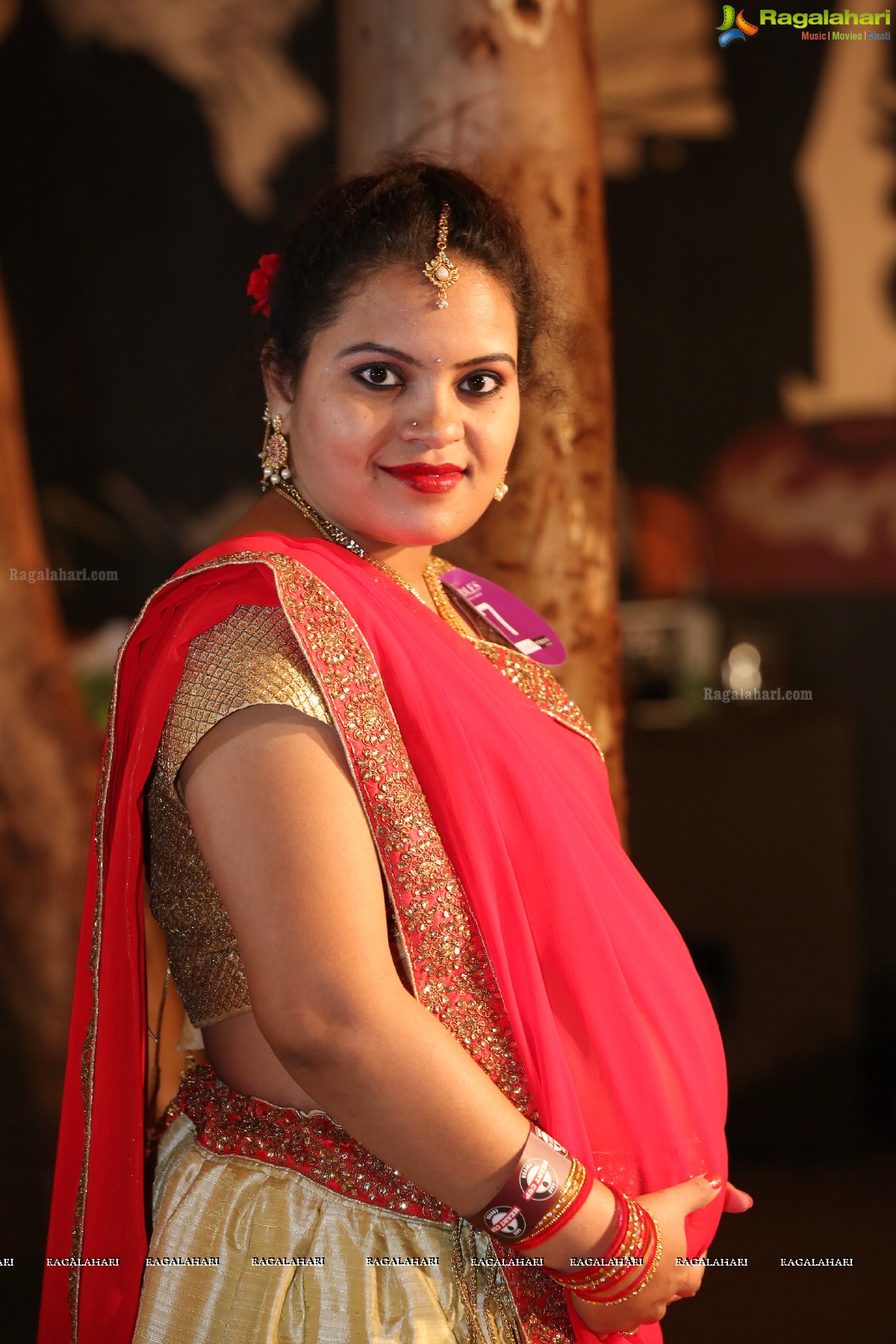 Pregnant Women Ramp Walk and Fashion Show by KIMS Cuddles at Heart Cup Cafe