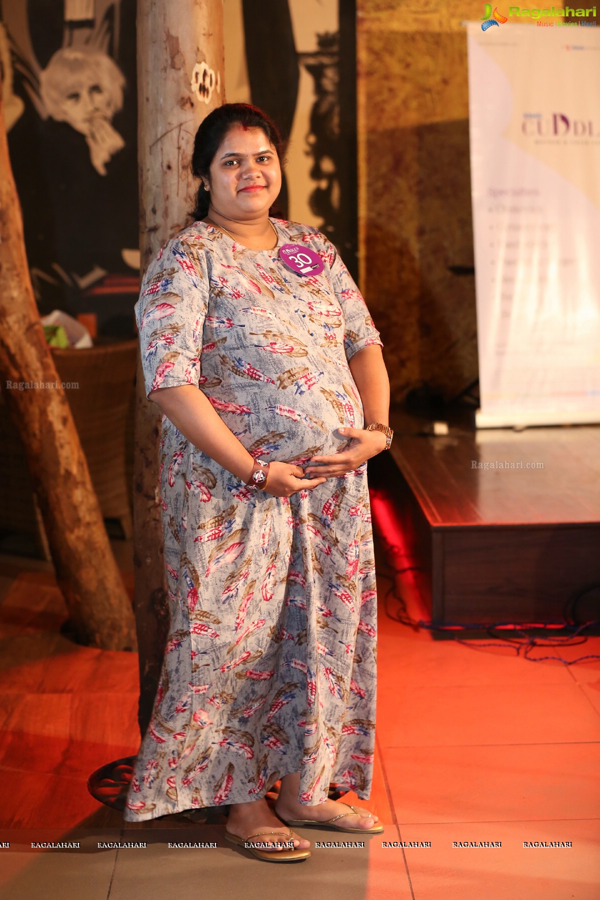 Pregnant Women Ramp Walk and Fashion Show by KIMS Cuddles at Heart Cup Cafe