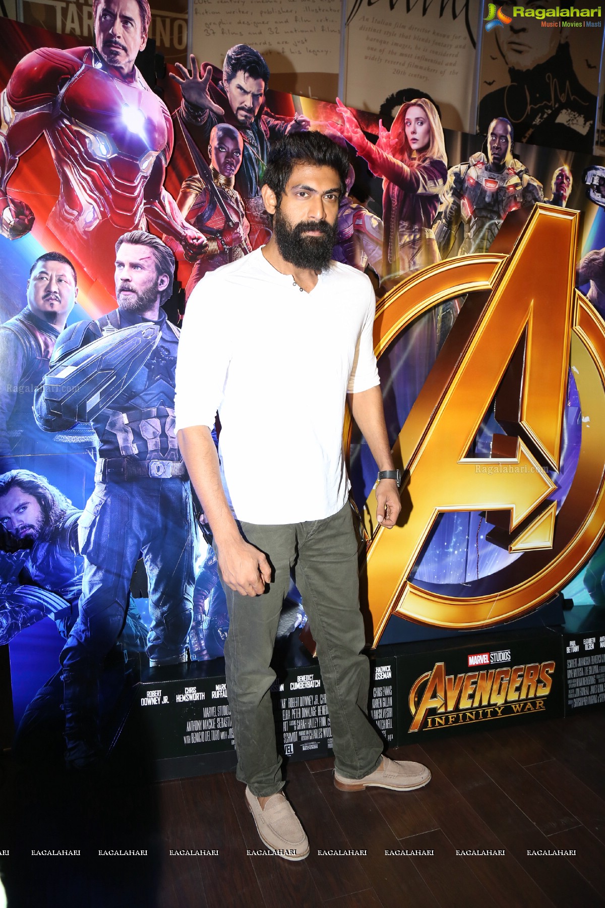 'Avengers Infinity War' Press Meet by Rana Daggubati at PVR Cinemas