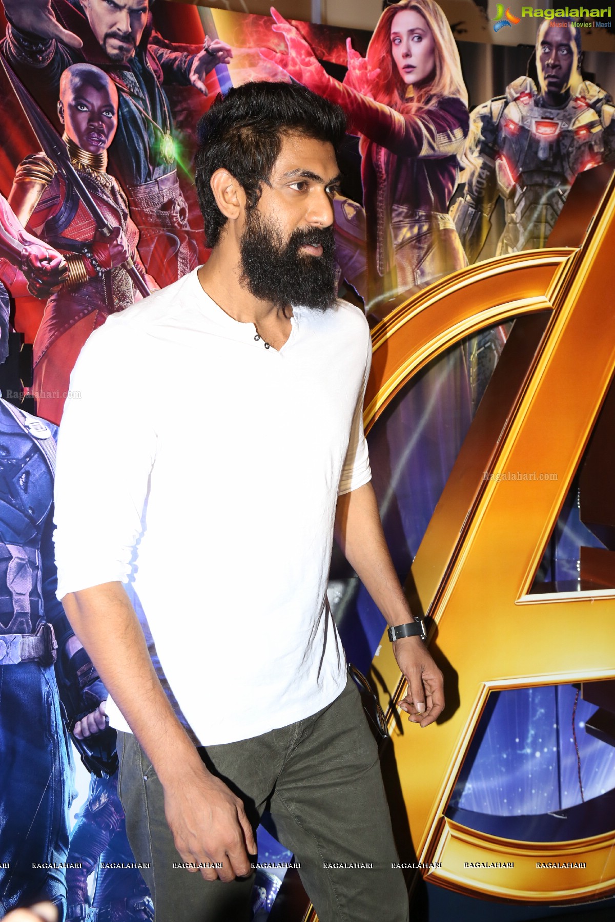 'Avengers Infinity War' Press Meet by Rana Daggubati at PVR Cinemas