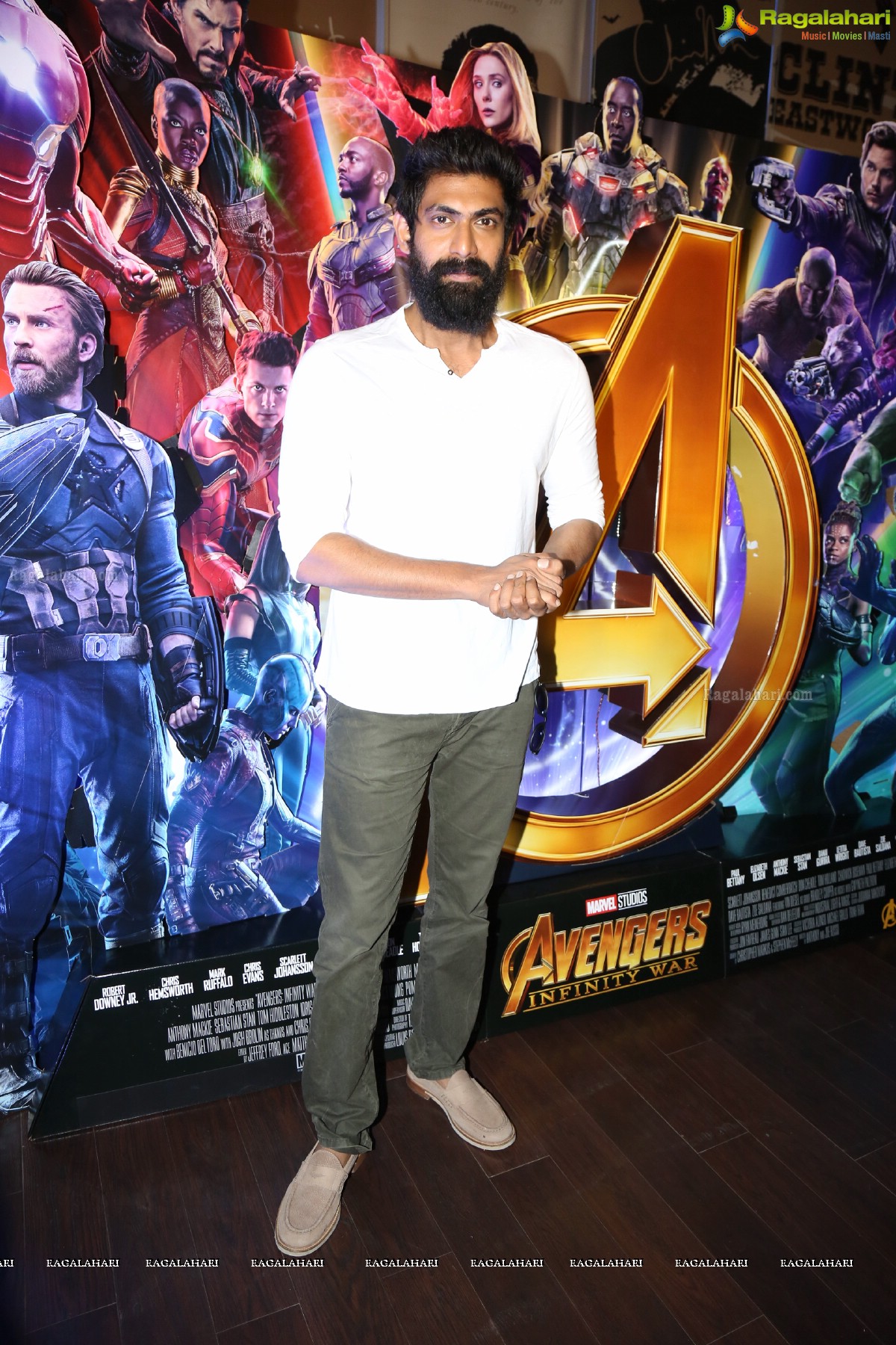 'Avengers Infinity War' Press Meet by Rana Daggubati at PVR Cinemas