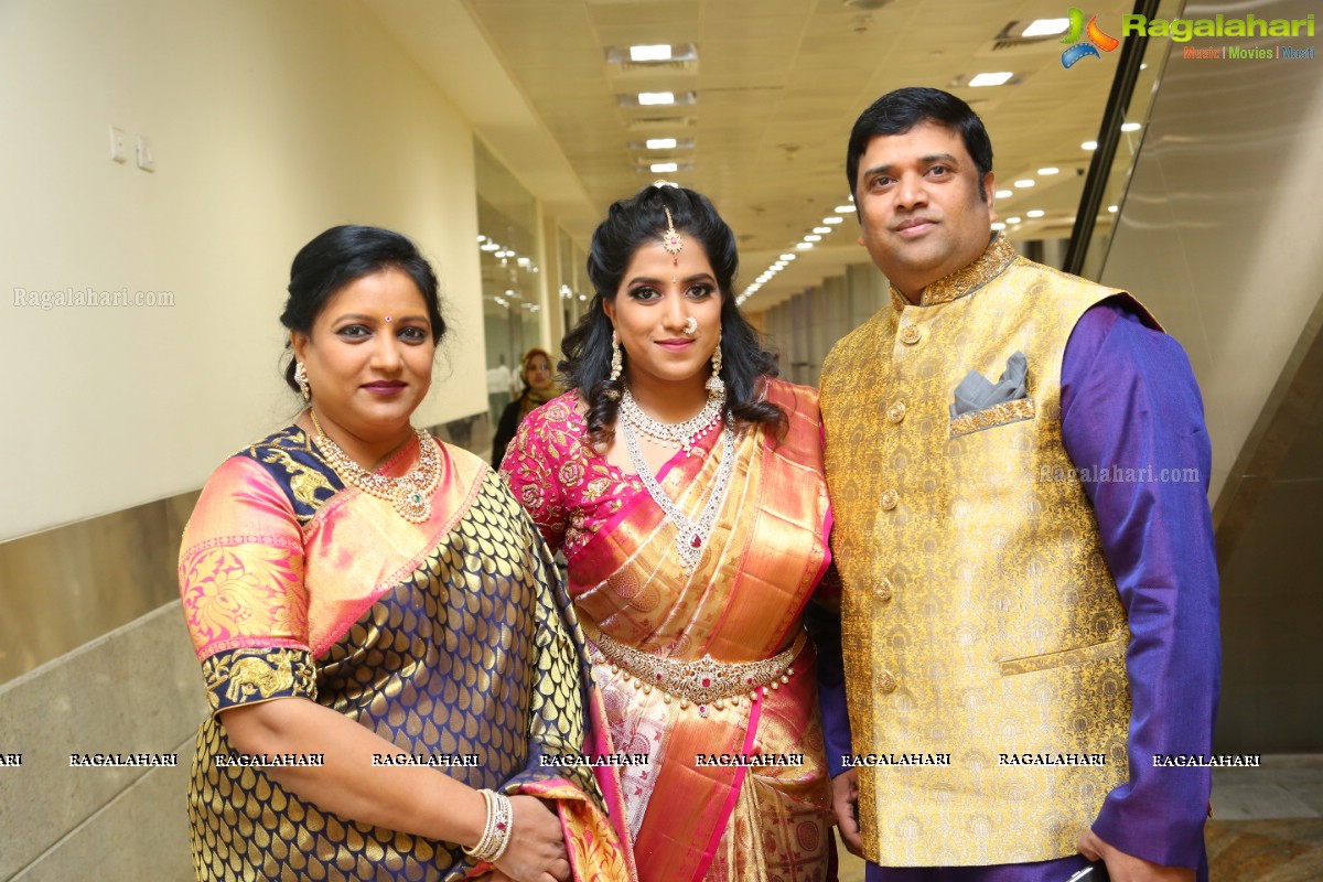 Grand Engagement Ceremony of Sai Priya Sattoor and Abhilash Malagani